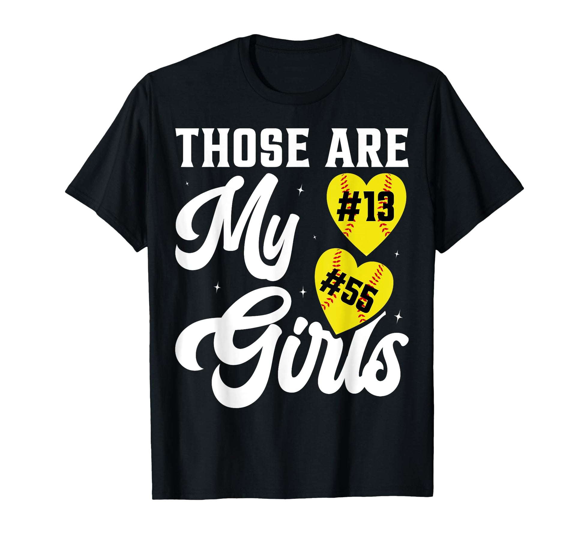Those Are My Softball Mother T-Shirt - Aesthetic Graphic for Adults - T-Shirt, Sweatshirt, Hoodie