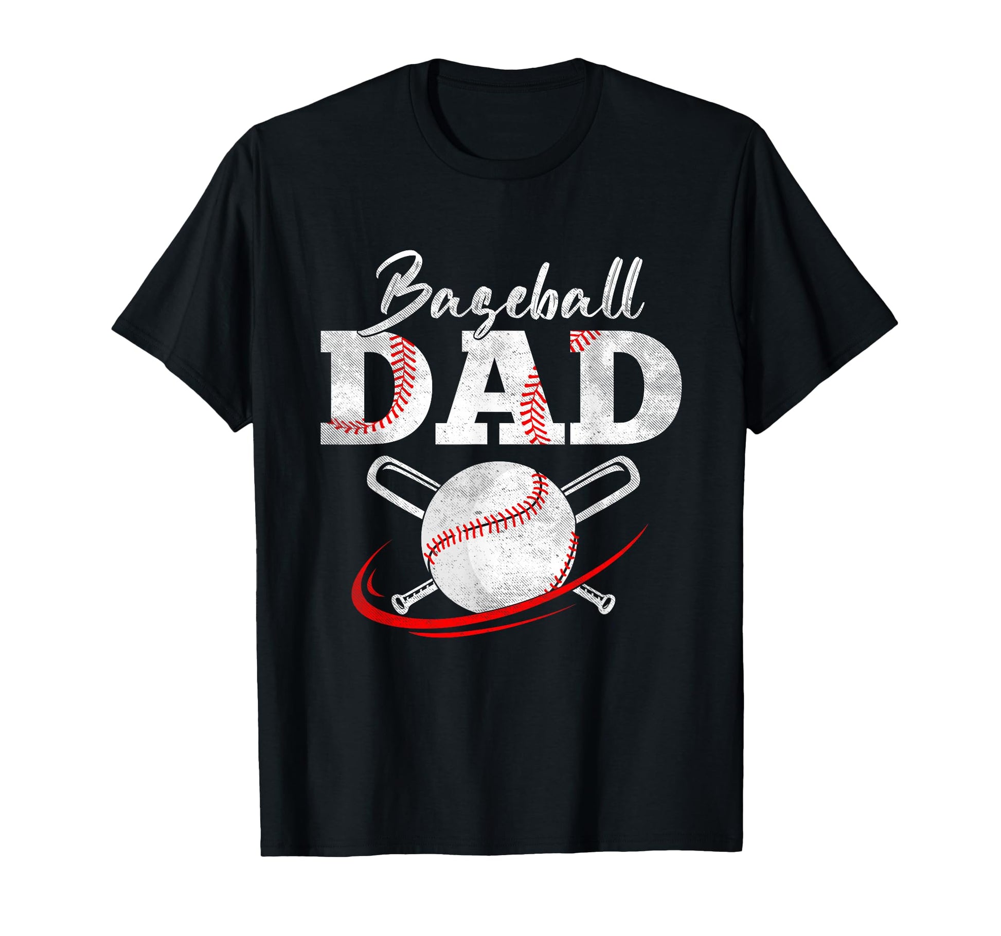 Happy Fathers Day Baseball Dad T-Shirt - Fun Novelty Design for Adults - T-Shirt, Sweatshirt, Hoodie