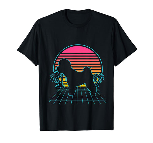 Bichon Frise 80S Vaporwave Aesthetic T-Shirt - Unique Graphic Men Women - T-Shirt, Sweatshirt, Hoodie