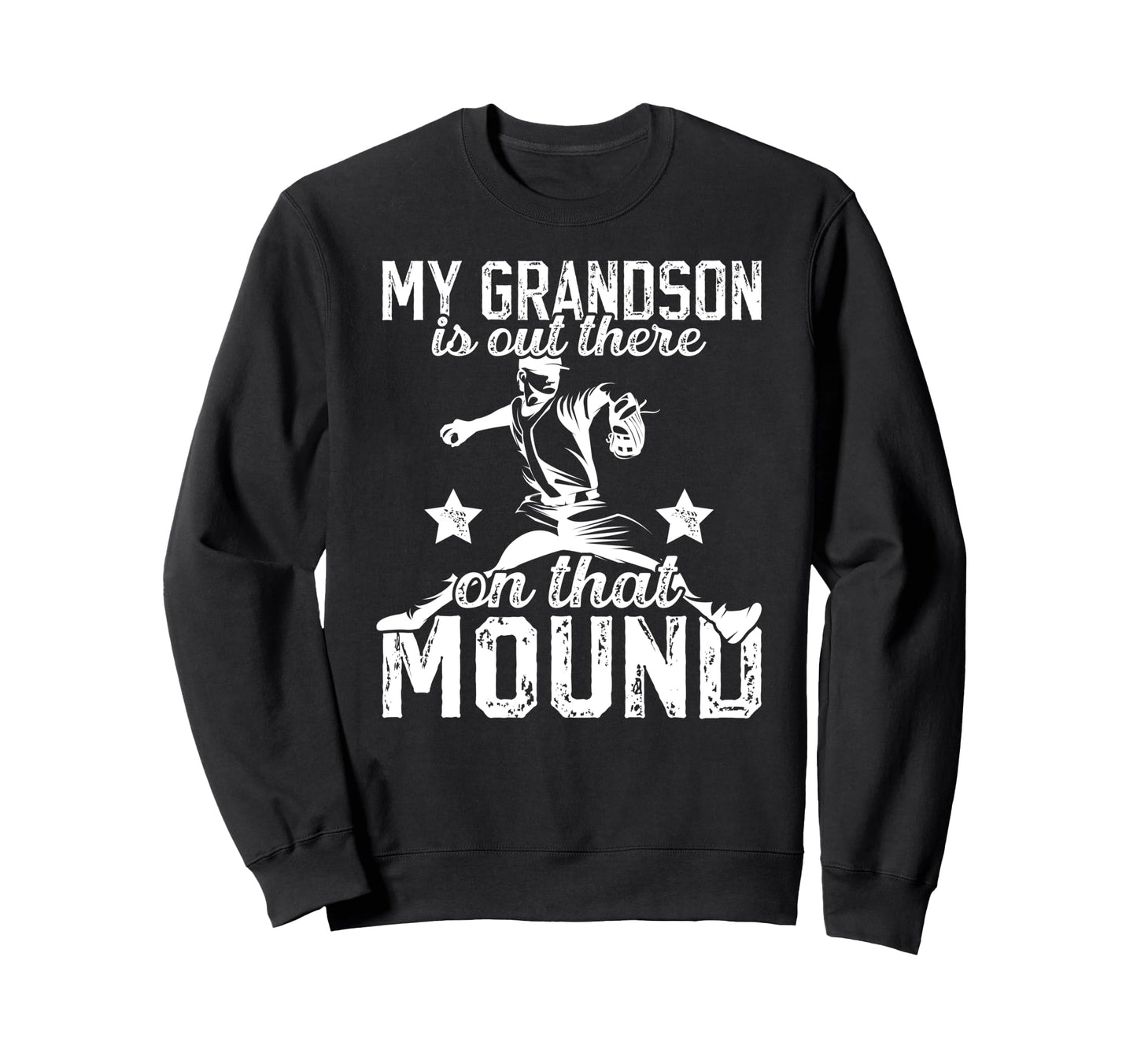 Proud Baseball Pitcher Grandpa Sweatshirt - Aesthetic Graphic Unisex - T-Shirt, Sweatshirt, Hoodie