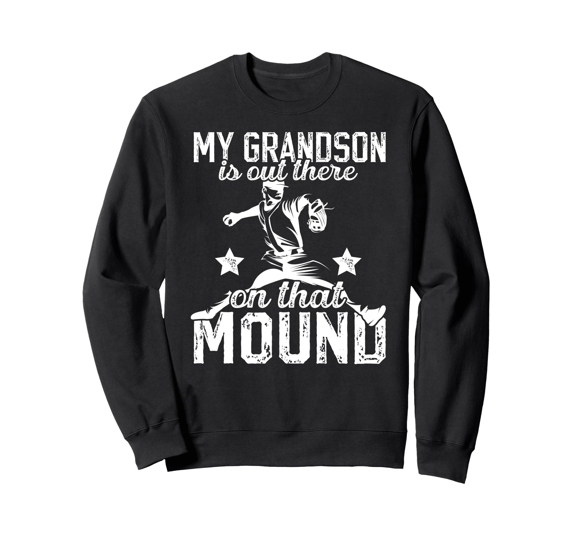 Proud Baseball Pitcher Grandpa Sweatshirt - Aesthetic Graphic Unisex - T-Shirt, Sweatshirt, Hoodie