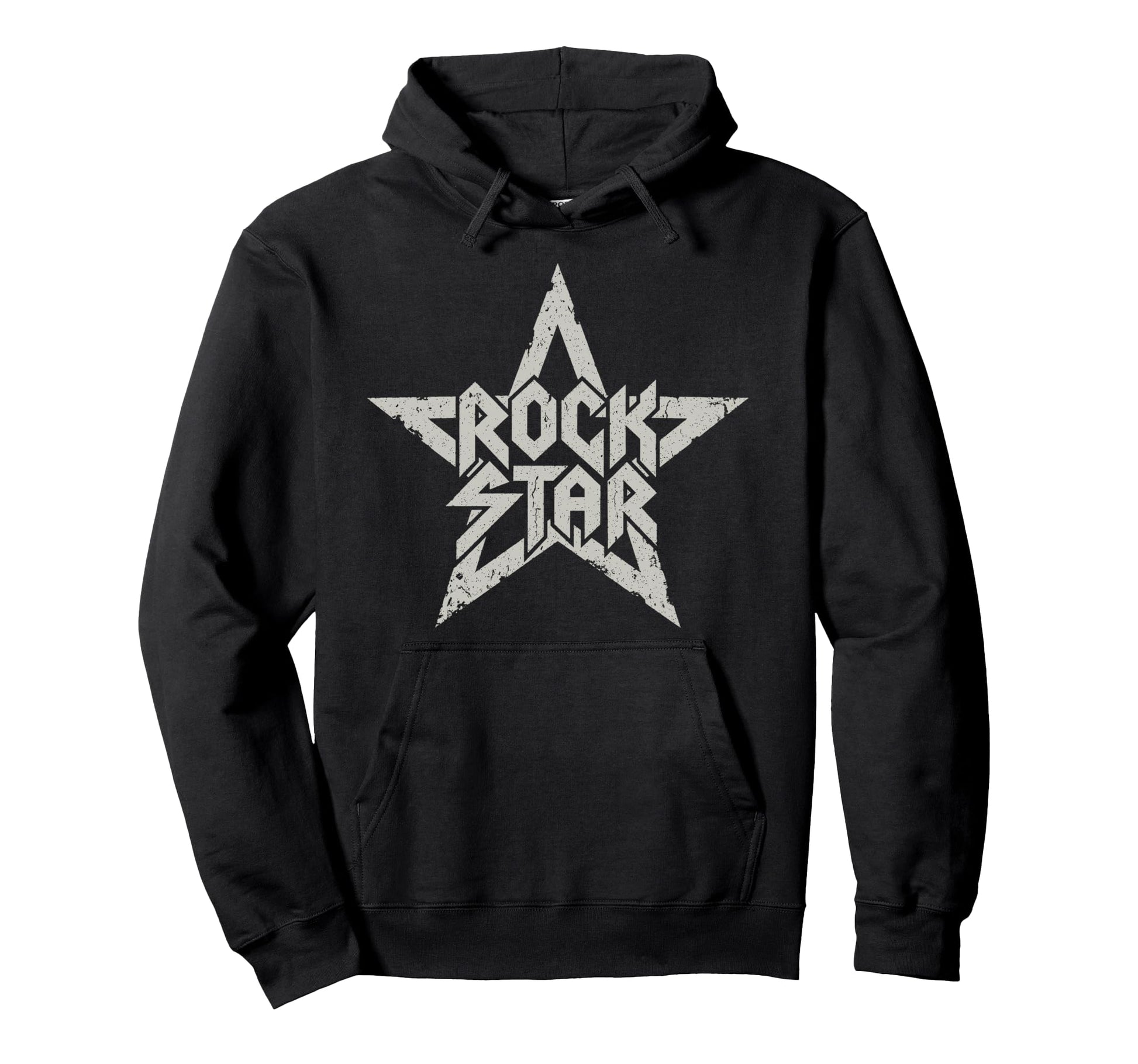 Rockstar Rock N Roll Rock Music Lover Hoodie - Unique Graphic Men Women - T-Shirt, Sweatshirt, Hoodie