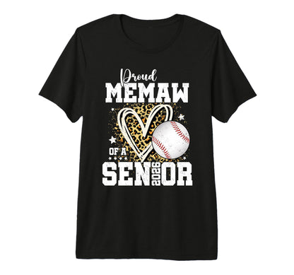 Proud Memaw 2026 Senior Baseball T-Shirt - Novelty Apparel Unisex - T-Shirt, Sweatshirt, Hoodie