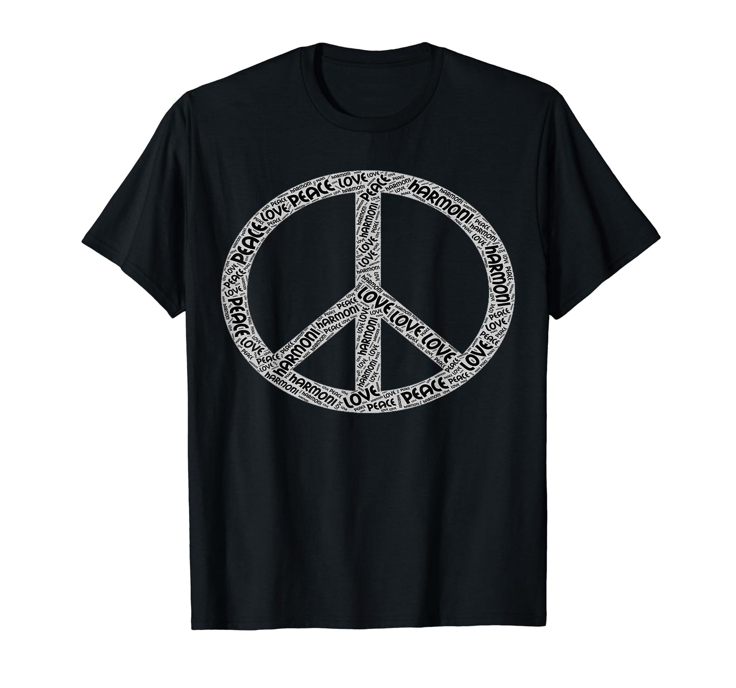 Peace And Love Hippie Gift From 70S T-Shirt - Trendy Graphic Unisex - T-Shirt, Sweatshirt, Hoodie