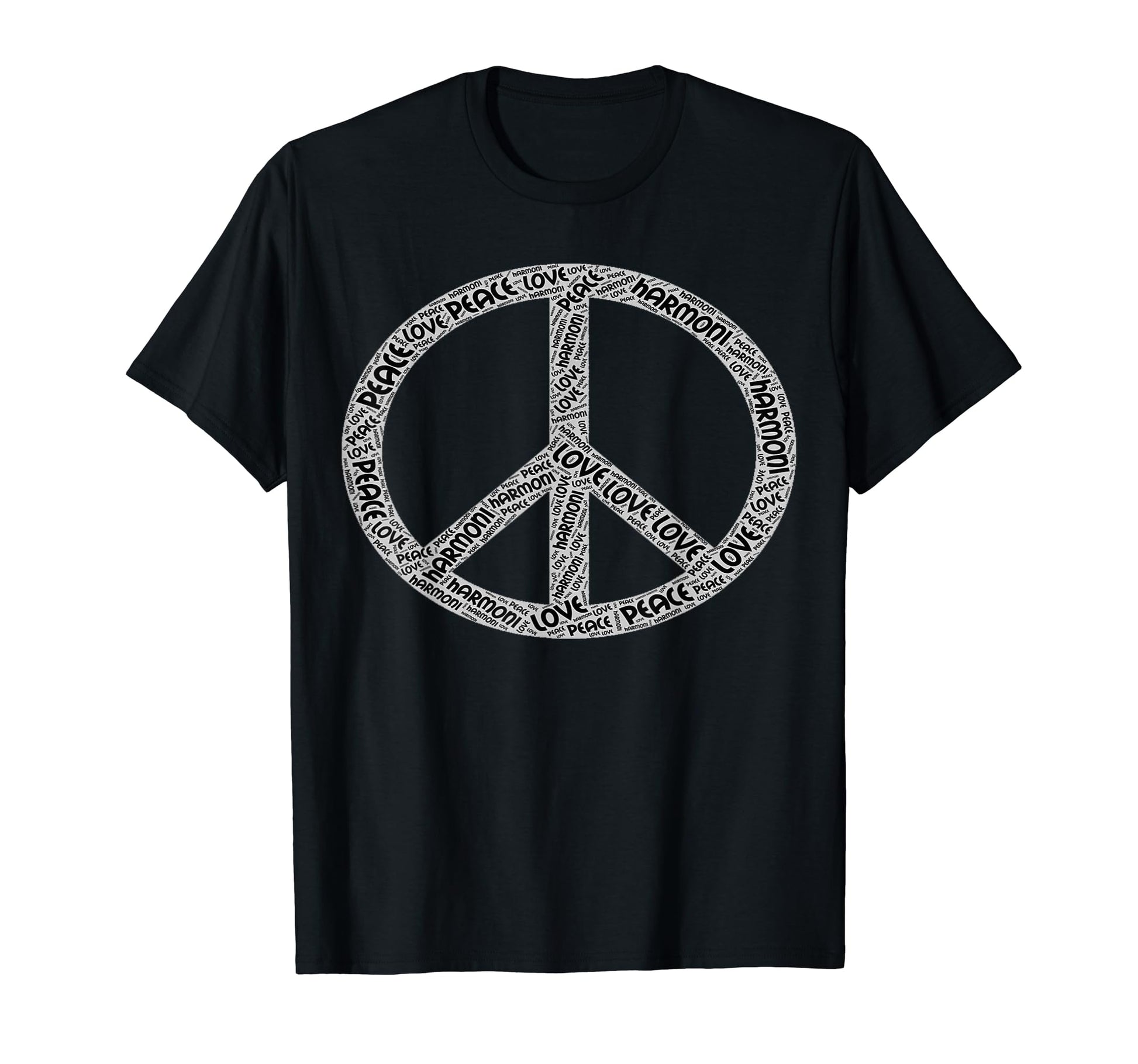 Peace And Love Hippie Gift From 70S T-Shirt - Trendy Graphic Unisex - T-Shirt, Sweatshirt, Hoodie