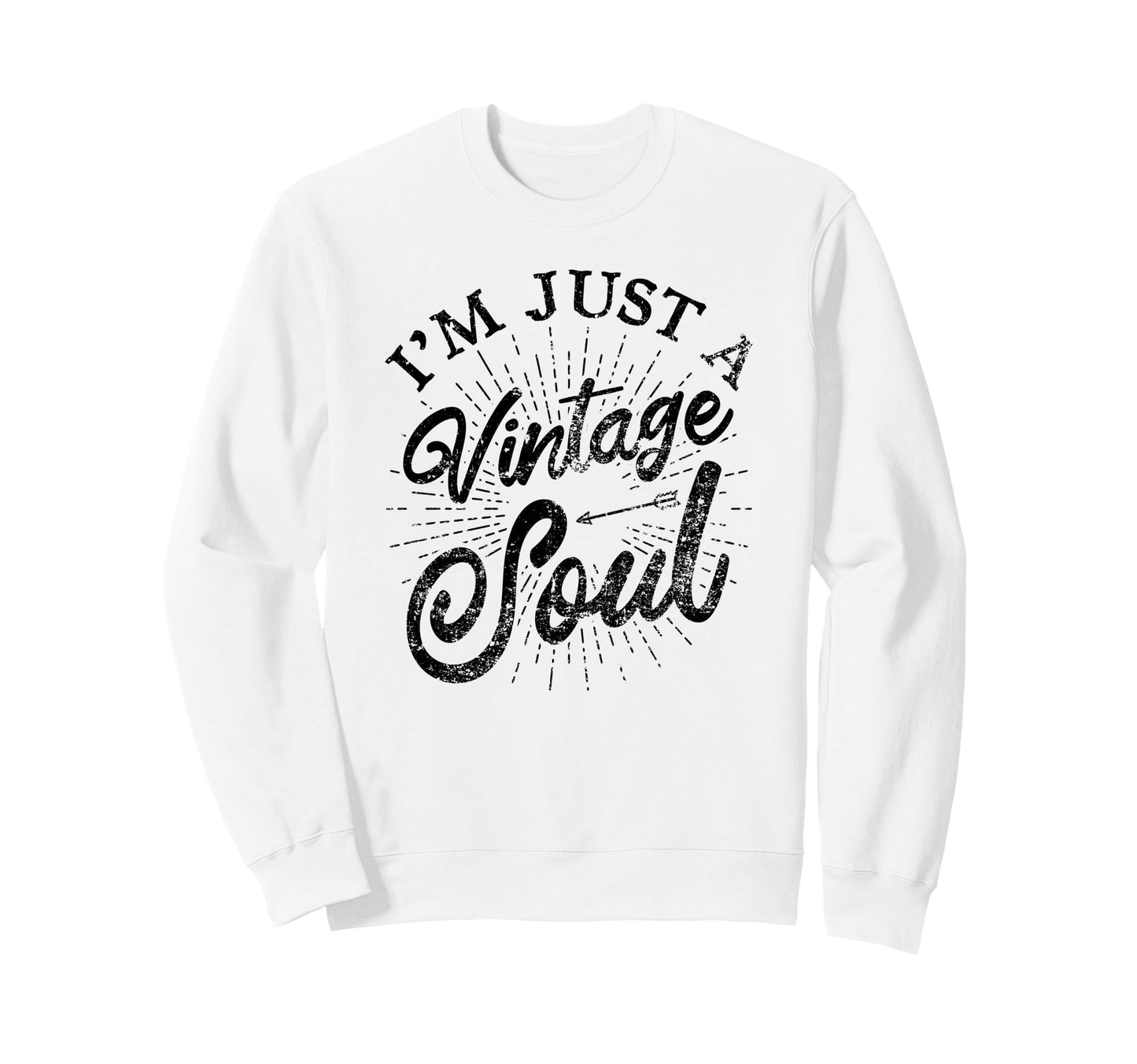 Im Just Soul Boho Hippie Sweatshirt - Custom Art Print Men Women - T-Shirt, Sweatshirt, Hoodie
