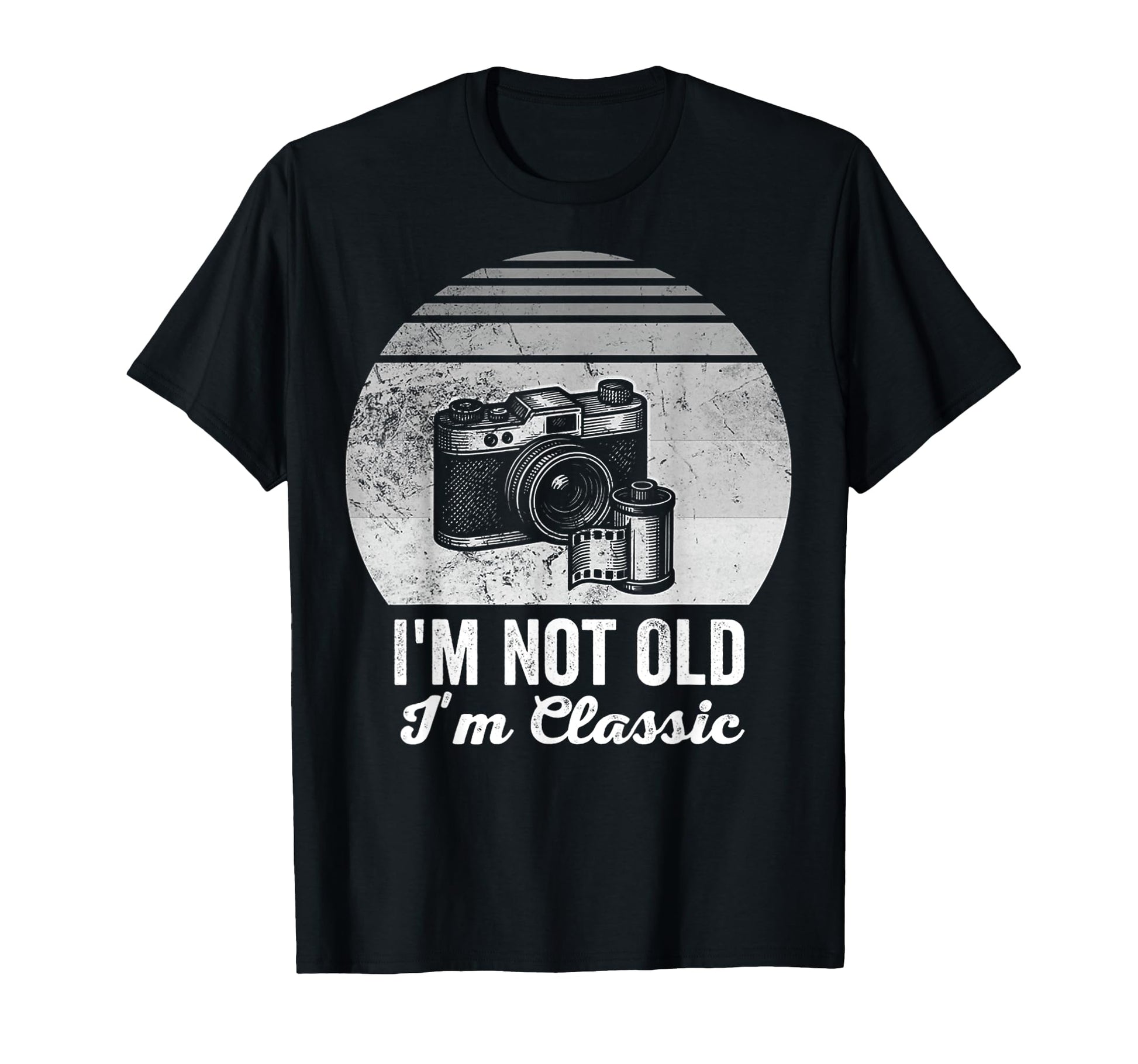 Im Not Old Im Camera T-Shirt - Minimalist Print for Adults - T-Shirt, Sweatshirt, Hoodie