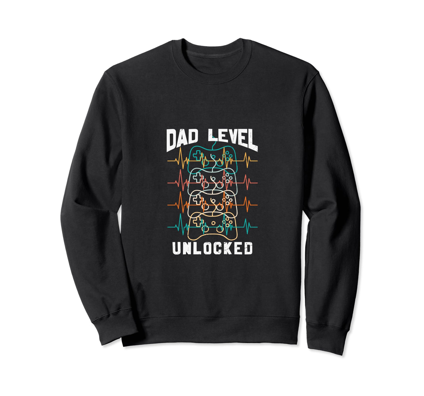 Dad Level Unlocked 2024 New Dad To Sweatshirt - Fun Novelty Design Unisex - T-Shirt, Sweatshirt, Hoodie
