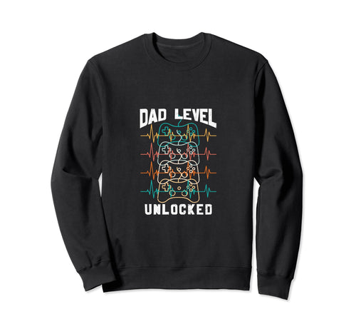 Dad Level Unlocked 2024 New Dad To Sweatshirt - Fun Novelty Design Unisex - T-Shirt, Sweatshirt, Hoodie