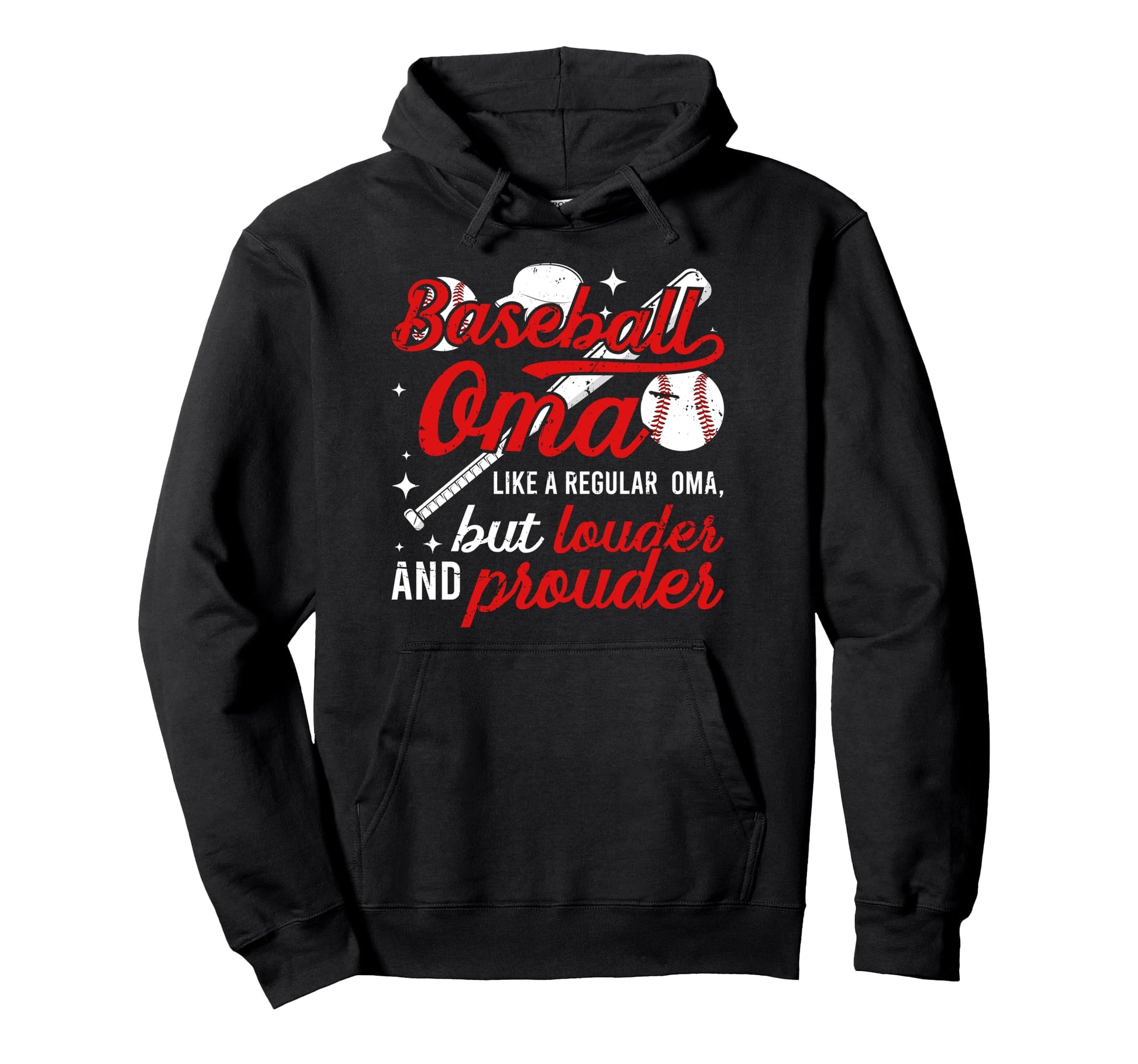 Baseball Oma Definition Oma Baseball Hoodie - Graphic Print for Adults - T-Shirt, Sweatshirt, Hoodie