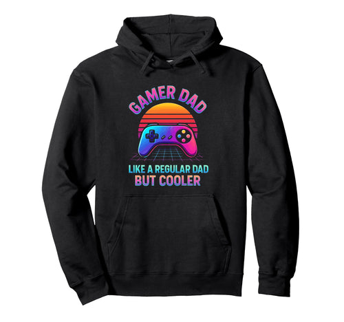 Gamer Dad Fathers Day Video Gaming Hoodie - Minimalist Print for Adults - T-Shirt, Sweatshirt, Hoodie