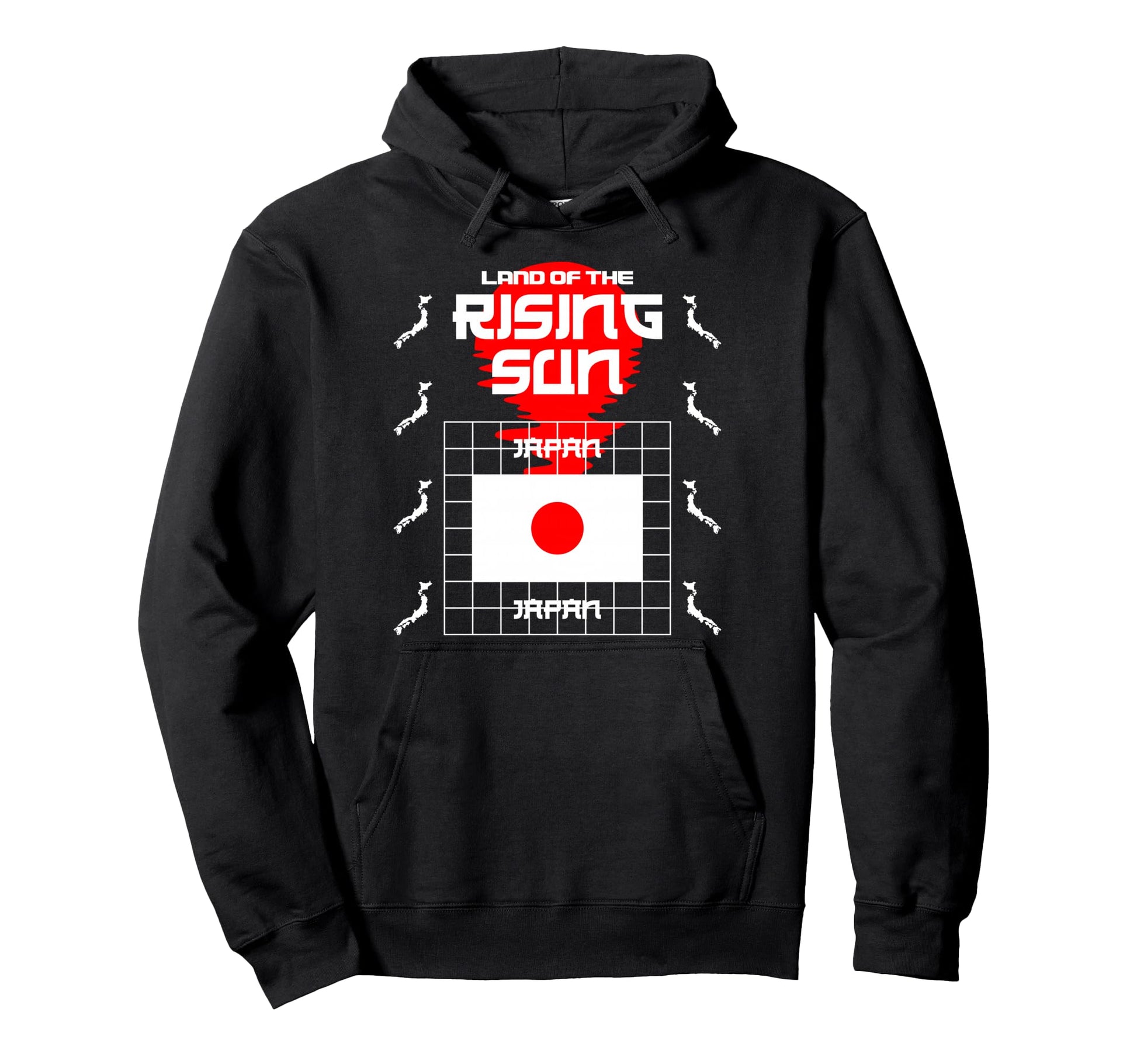 Japan Rising Sun Japan Anime Hoodie - Streetwear Style for Adults - T-Shirt, Sweatshirt, Hoodie