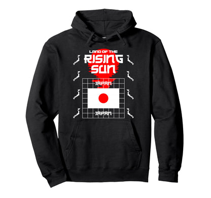 Japan Rising Sun Japan Anime Hoodie - Streetwear Style for Adults - T-Shirt, Sweatshirt, Hoodie