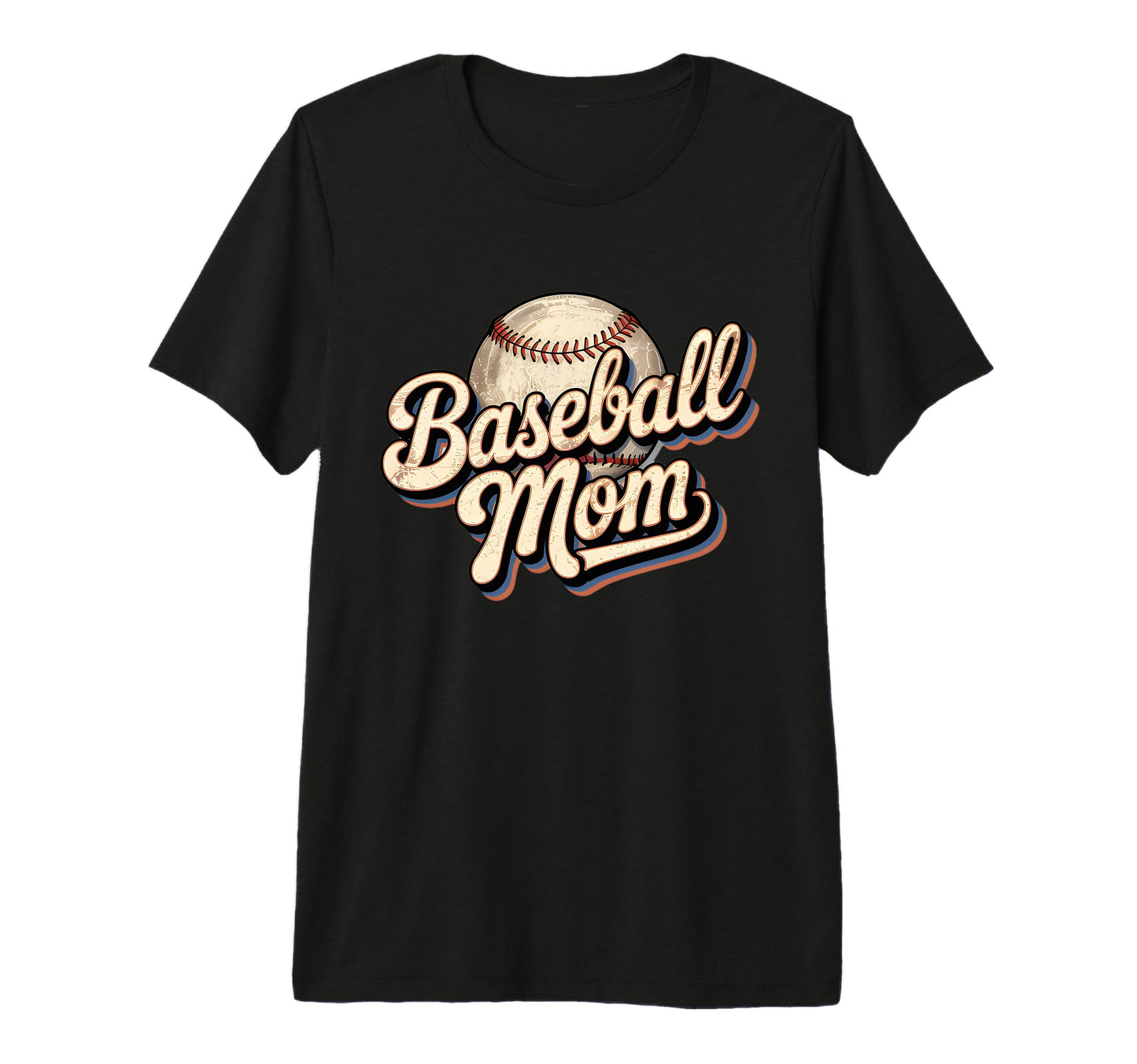 Baseball Mom Funny Sports Support T-Shirt - Aesthetic Graphic Men Women - T-Shirt, Sweatshirt, Hoodie