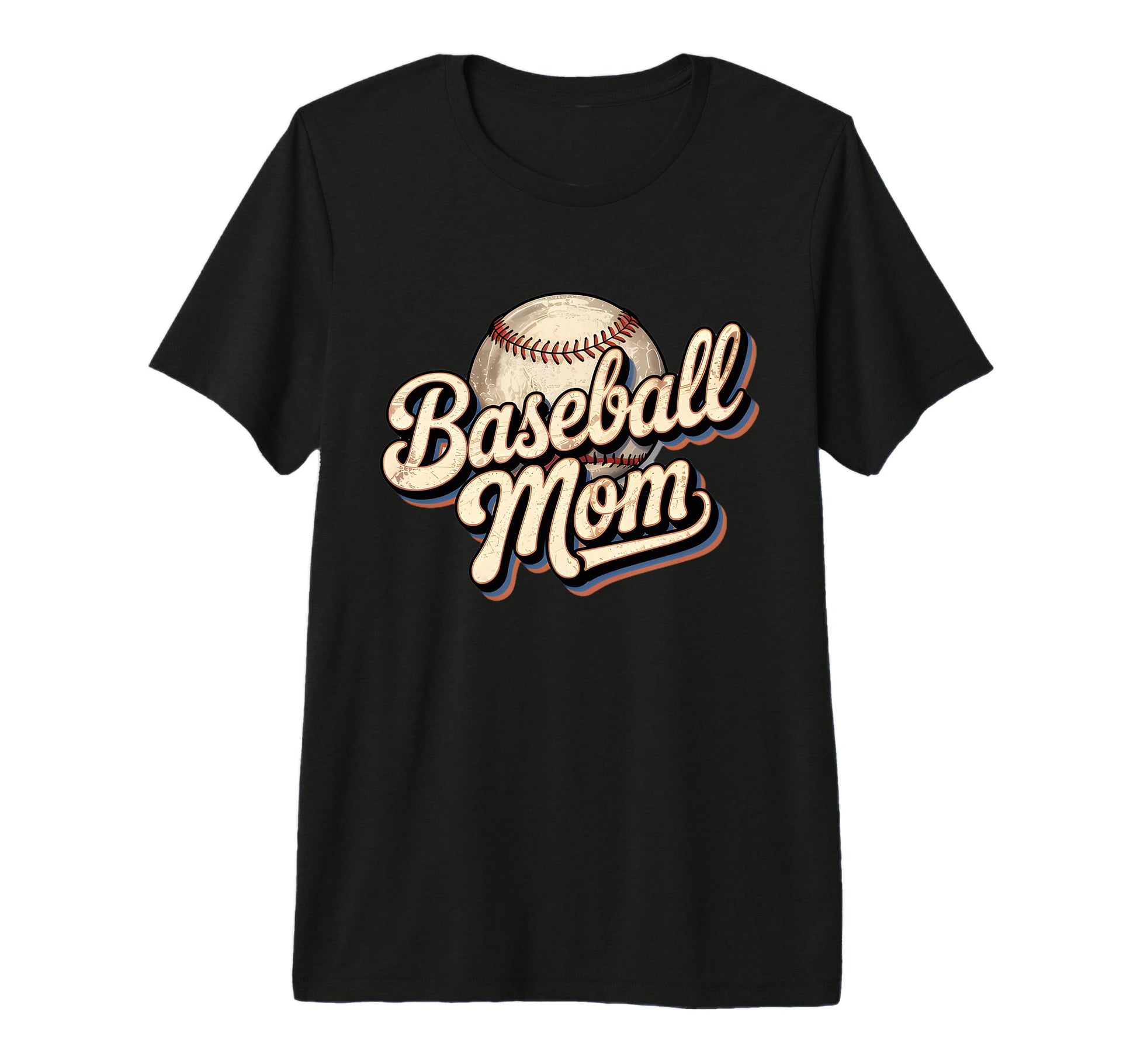 Baseball Mom Funny Sports Support T-Shirt - Aesthetic Graphic Men Women - T-Shirt, Sweatshirt, Hoodie