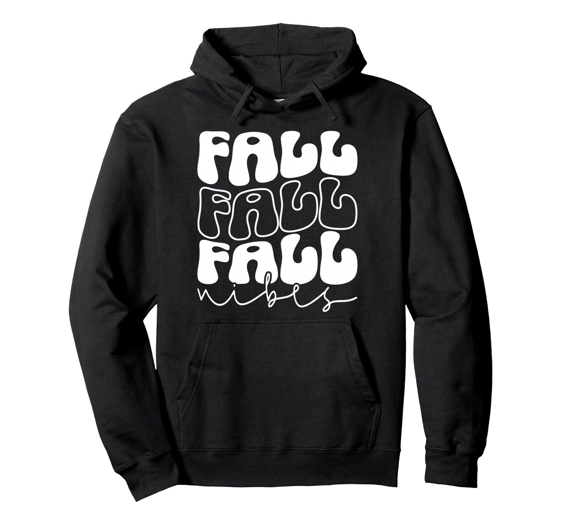 Fall Vibes Rainbow Fall Season Hoodie - Minimalist Print for Adults - T-Shirt, Sweatshirt, Hoodie
