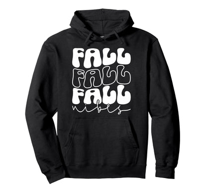 Fall Vibes Rainbow Fall Season Hoodie - Minimalist Print for Adults - T-Shirt, Sweatshirt, Hoodie