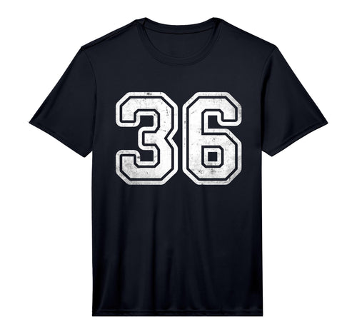 Number 36 White Sports Team Distressed T-Shirt - Streetwear Style Unisex - T-Shirt, Sweatshirt, Hoodie