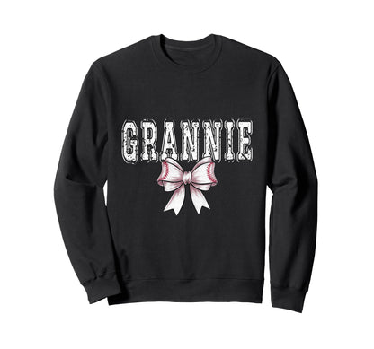 Coquette Baseball Grannie Spirit Sweatshirt - Graphic Print Unisex - T-Shirt, Sweatshirt, Hoodie