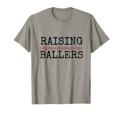 Raising Ballers T-Shirt - Trendy Graphic Unisex - T-Shirt, Sweatshirt, Hoodie