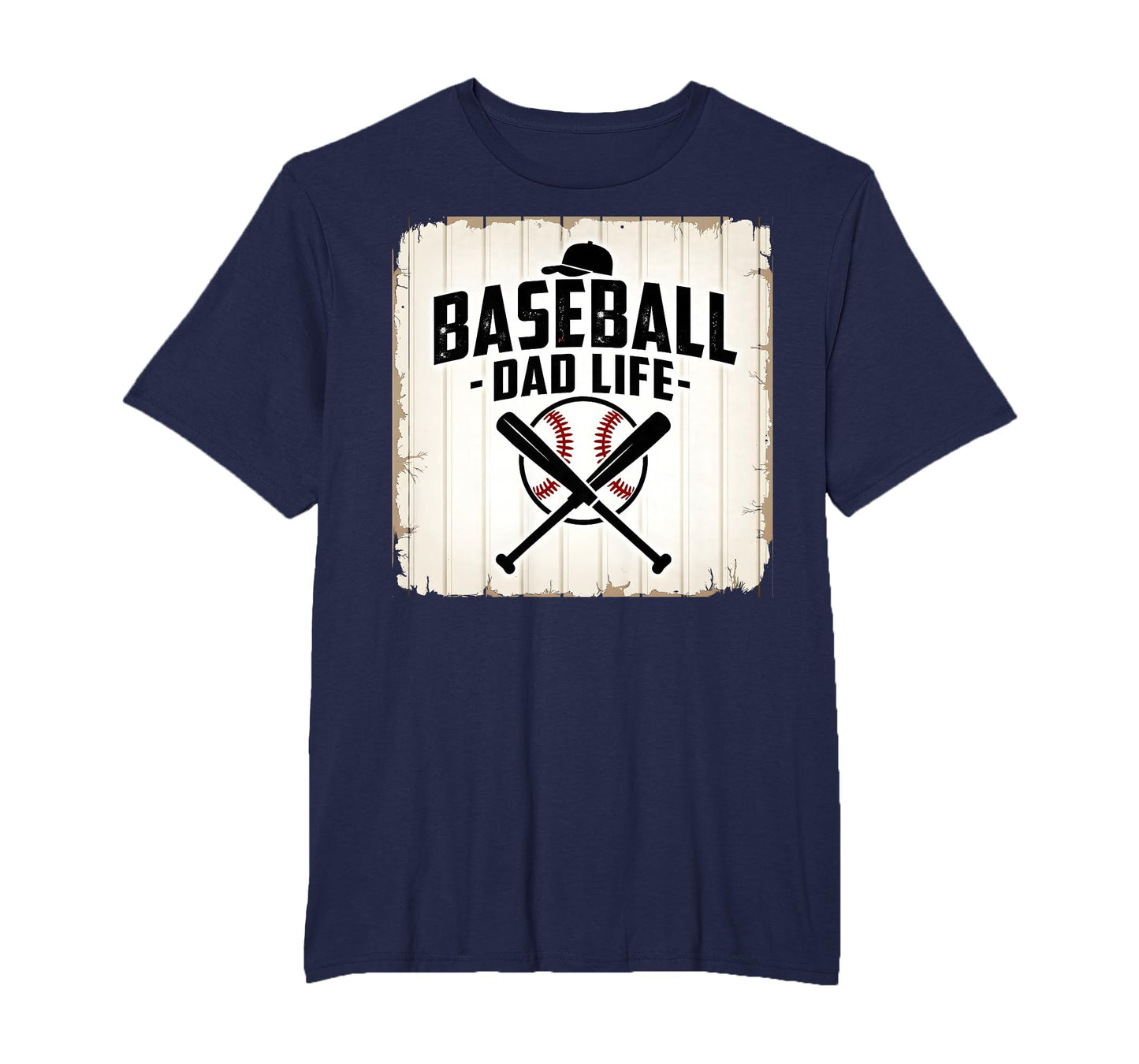 Baseball Dad Life Proud Father T-Shirt - Casual Everyday Wear for Adults - T-Shirt, Sweatshirt, Hoodie