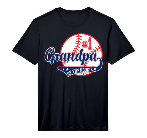 Mens Grandpa Rookie Year 1St Birthday T-Shirt - Graphic Print Men Women - T-Shirt, Sweatshirt, Hoodie