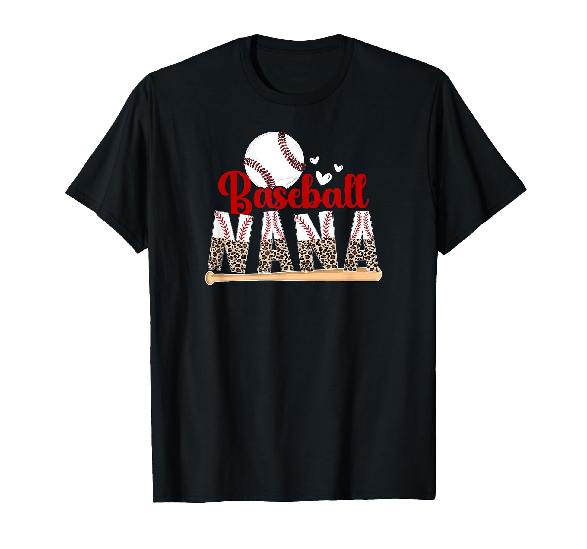 Baseball Nana Leopard Nana Baseball T-Shirt - Aesthetic Graphic Unisex - T-Shirt, Sweatshirt, Hoodie