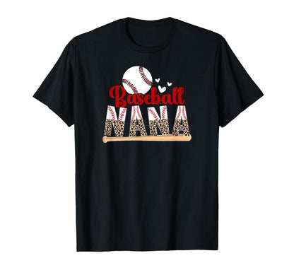 Baseball Nana Leopard Nana Baseball T-Shirt - Aesthetic Graphic Unisex - T-Shirt, Sweatshirt, Hoodie