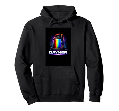 Gaymer Arcade Lgbtq Gamer Rainbow Gaming Hoodie - Trendy Graphic Men Women - T-Shirt, Sweatshirt, Hoodie
