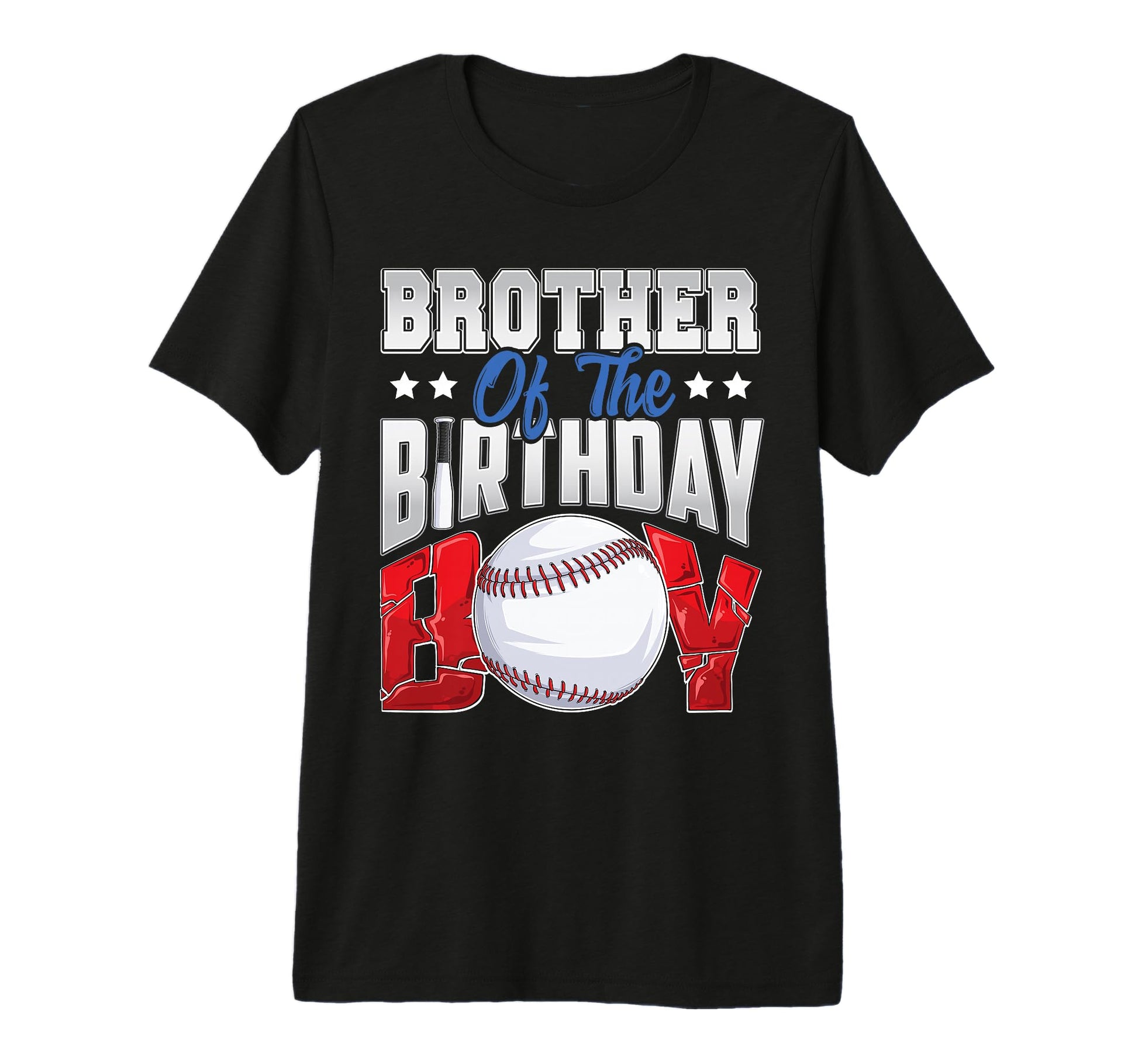 Brother Baseball Birthday Family T-Shirt - Aesthetic Graphic for Adults - T-Shirt, Sweatshirt, Hoodie