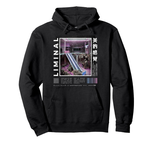Liminal Spaces Vaporwave Aesthetic Hoodie - Aesthetic Graphic Men Women - T-Shirt, Sweatshirt, Hoodie