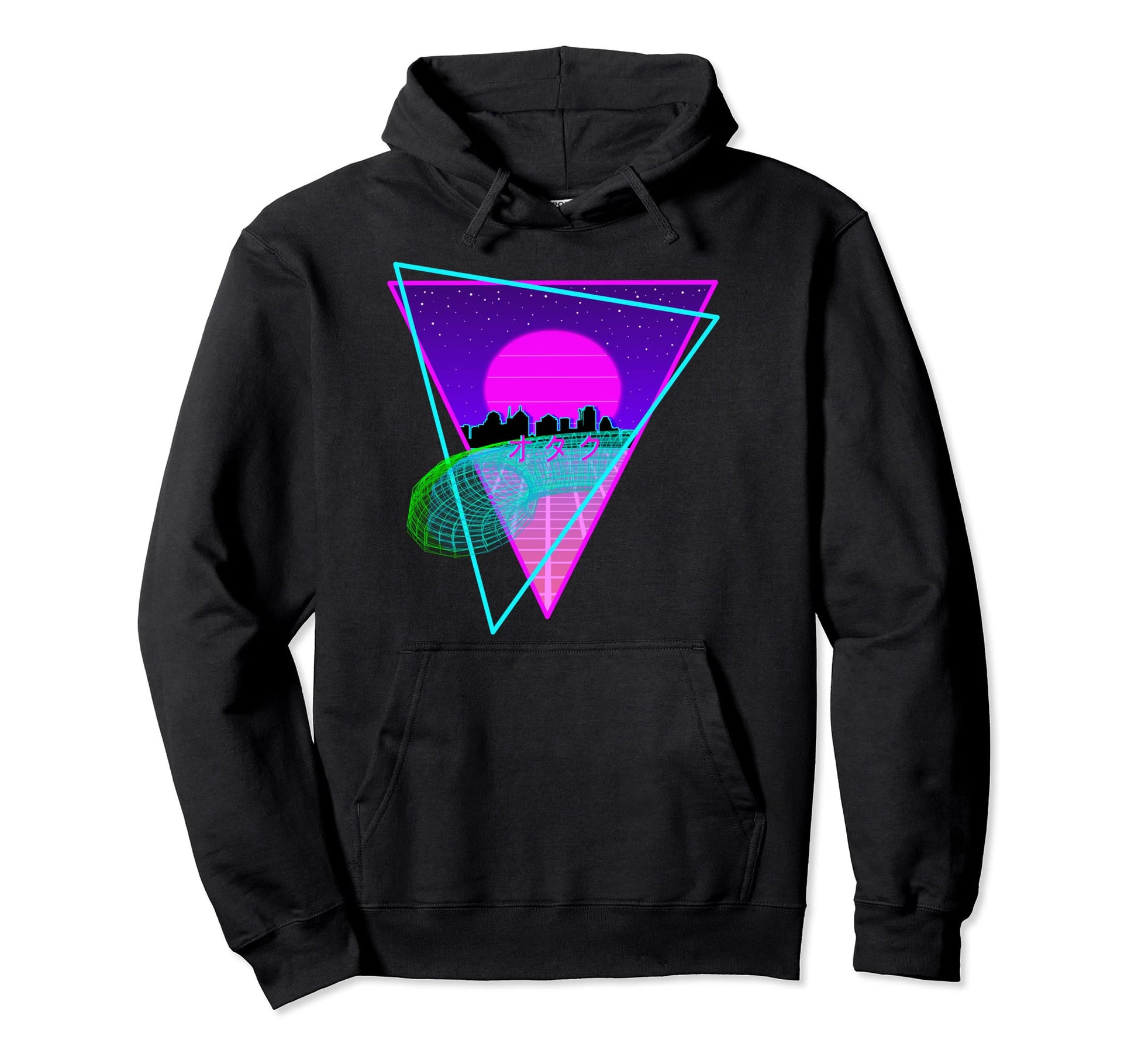 Vaporwave Aesthetic Eighties Art Hoodie - Graphic Print Men Women - T-Shirt, Sweatshirt, Hoodie