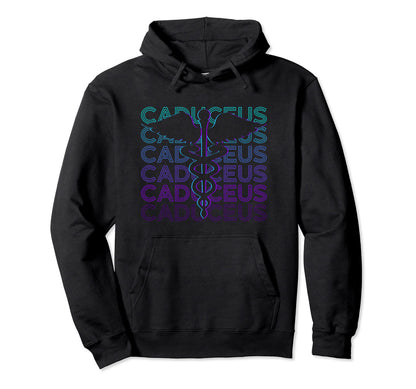 Caduceus Heralds Wand Staff Hermes Hoodie - Custom Art Print Men Women - T-Shirt, Sweatshirt, Hoodie