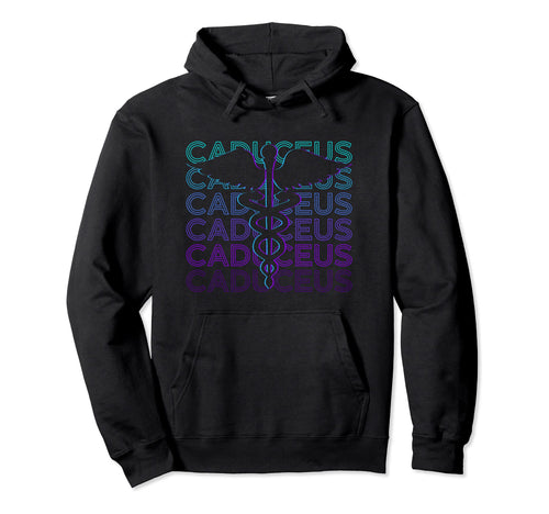 Caduceus Heralds Wand Staff Hermes Hoodie - Custom Art Print Men Women - T-Shirt, Sweatshirt, Hoodie