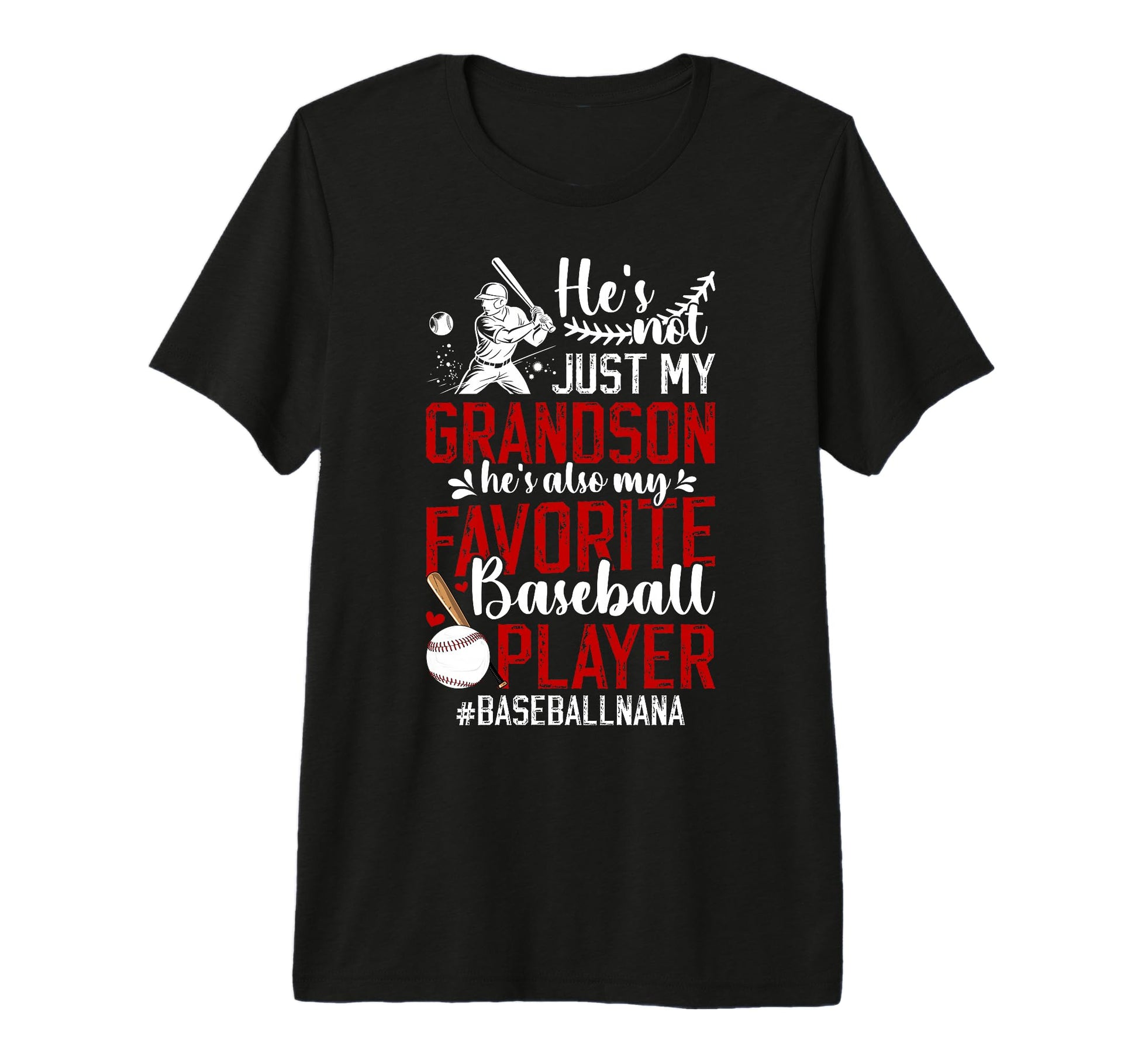 Proud Baseball Nana Grandma Nana T-Shirt - Minimalist Print for Adults - T-Shirt, Sweatshirt, Hoodie