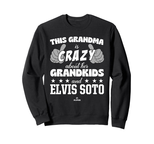 Grandma Crazy Elvis Soto Prospect Sweatshirt - Custom Art Print Men Women - T-Shirt, Sweatshirt, Hoodie