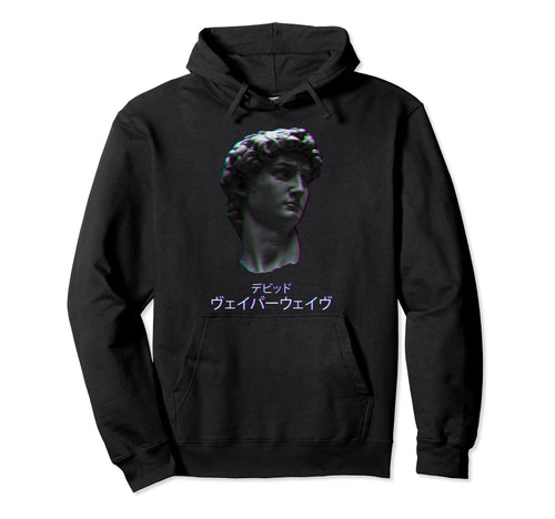 David Italian Statue Retrowave Hoodie - Fun Novelty Design Unisex - T-Shirt, Sweatshirt, Hoodie