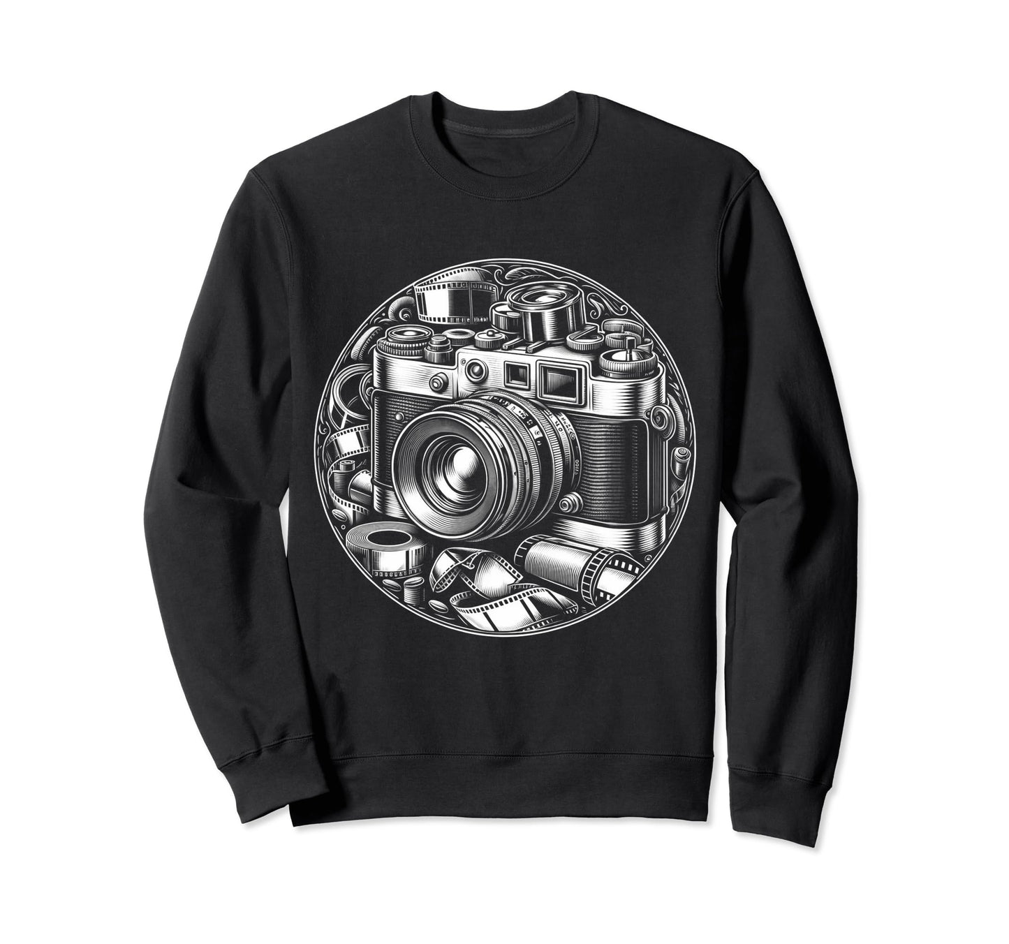 Camera Snapshot Capture Moment Sweatshirt - Trendy Graphic Unisex - T-Shirt, Sweatshirt, Hoodie