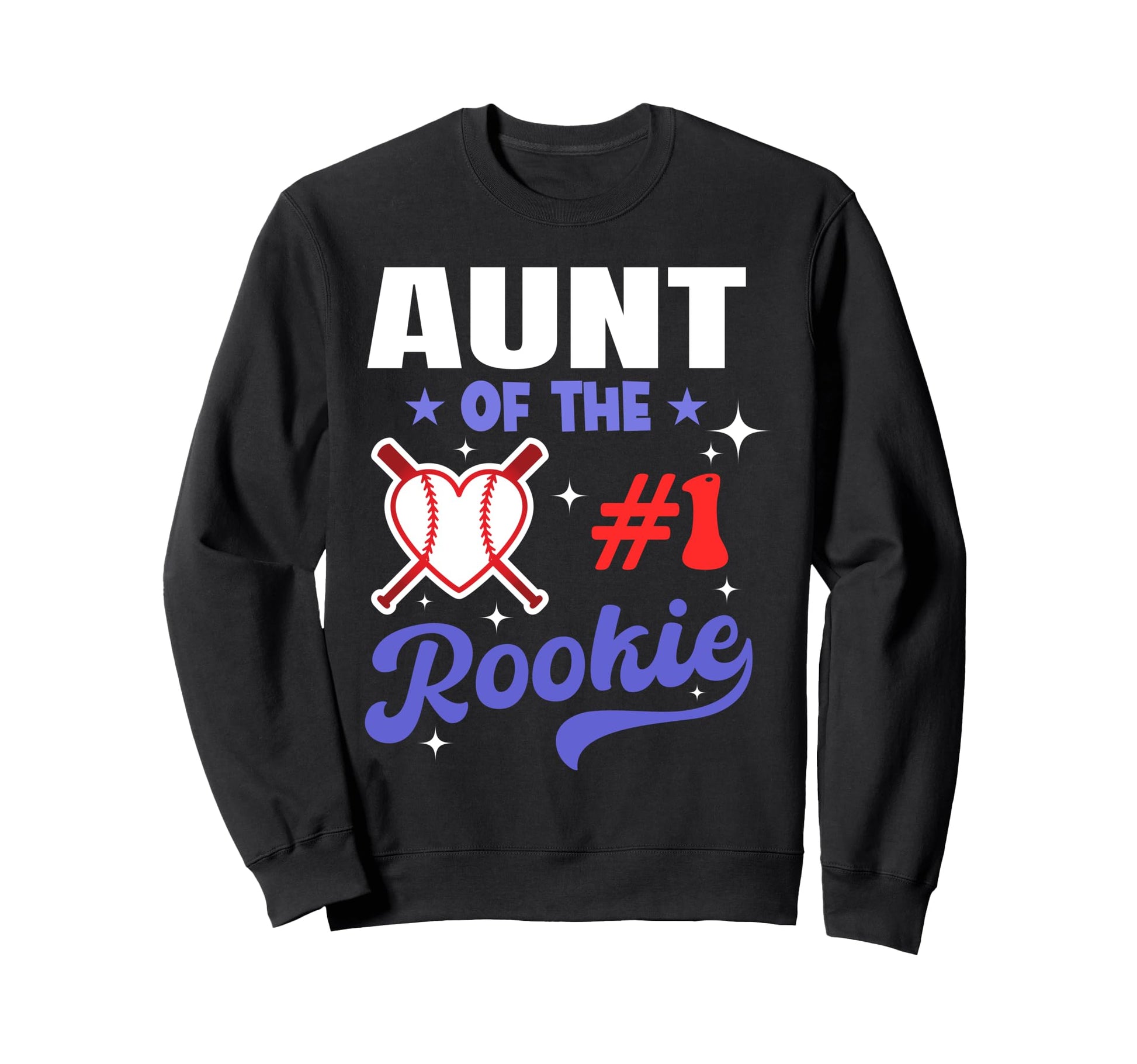 Aunt Rookie 1St Baseball Birthday Sweatshirt - Fun Novelty Design Unisex - T-Shirt, Sweatshirt, Hoodie