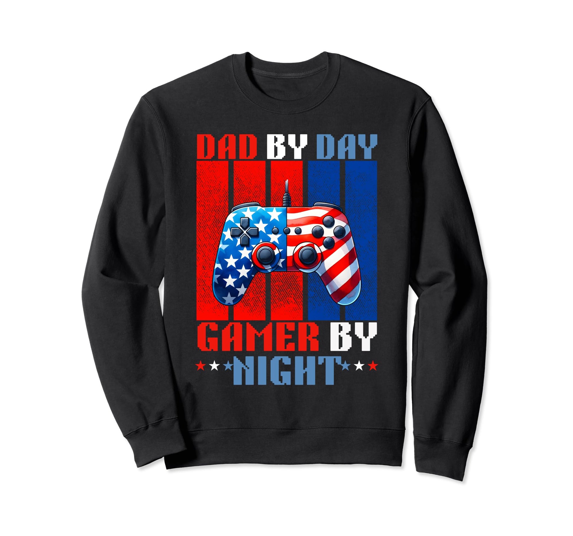 Dad Day Gamer Night Gaming Dad Sweatshirt - Trendy Graphic Men Women - T-Shirt, Sweatshirt, Hoodie