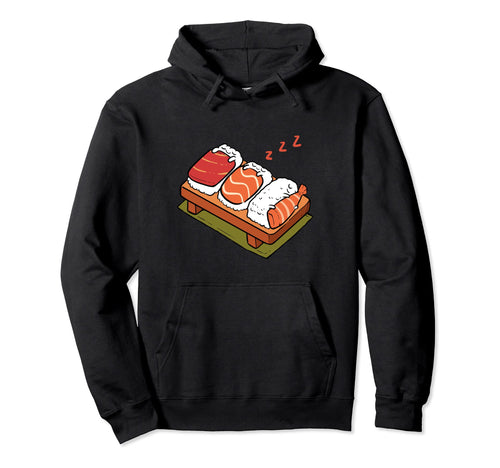 Sleeping Sushi Anime Figure Japanese Hoodie - Custom Art Print for Adults - T-Shirt, Sweatshirt, Hoodie