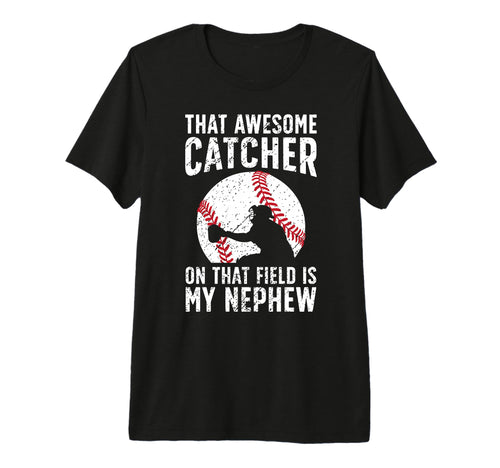 Baseball Catcher Aunt Proud Baseball T-Shirt - Novelty Apparel Men Women - T-Shirt, Sweatshirt, Hoodie