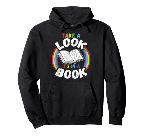 Love Reading Love Rainbows Gift Rainbow Hoodie - Trendy Graphic for Adults - T-Shirt, Sweatshirt, Hoodie