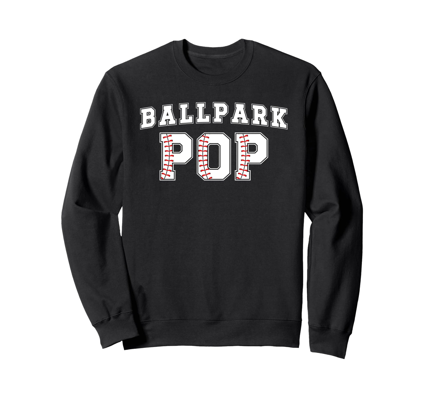 Ballpark Pop Baseball Pop Baseball Sweatshirt - Graphic Print Unisex - T-Shirt, Sweatshirt, Hoodie