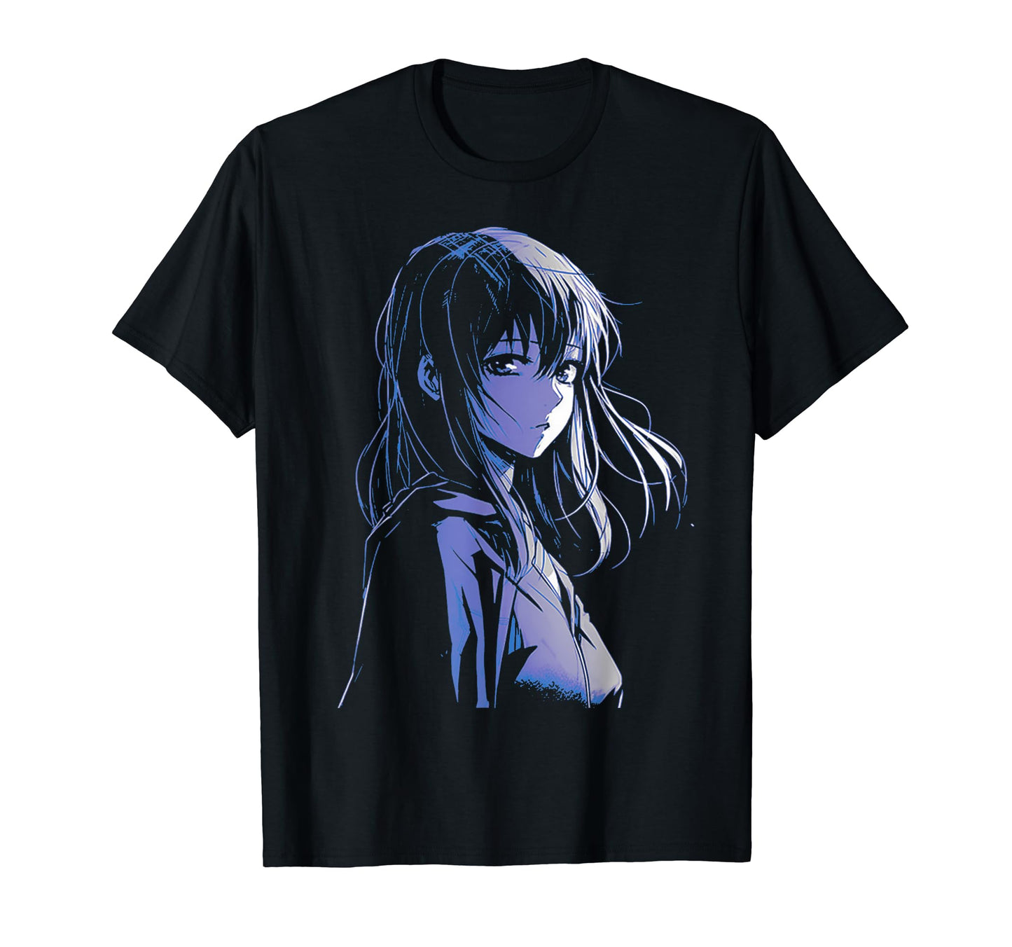 Sad Anime Aesthetic Japanese T-Shirt - Streetwear Style for Adults - T-Shirt, Sweatshirt, Hoodie