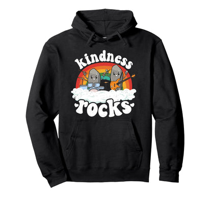 Anti Bullying Rainbow Hippie Music Hoodie - Aesthetic Graphic for Adults - T-Shirt, Sweatshirt, Hoodie