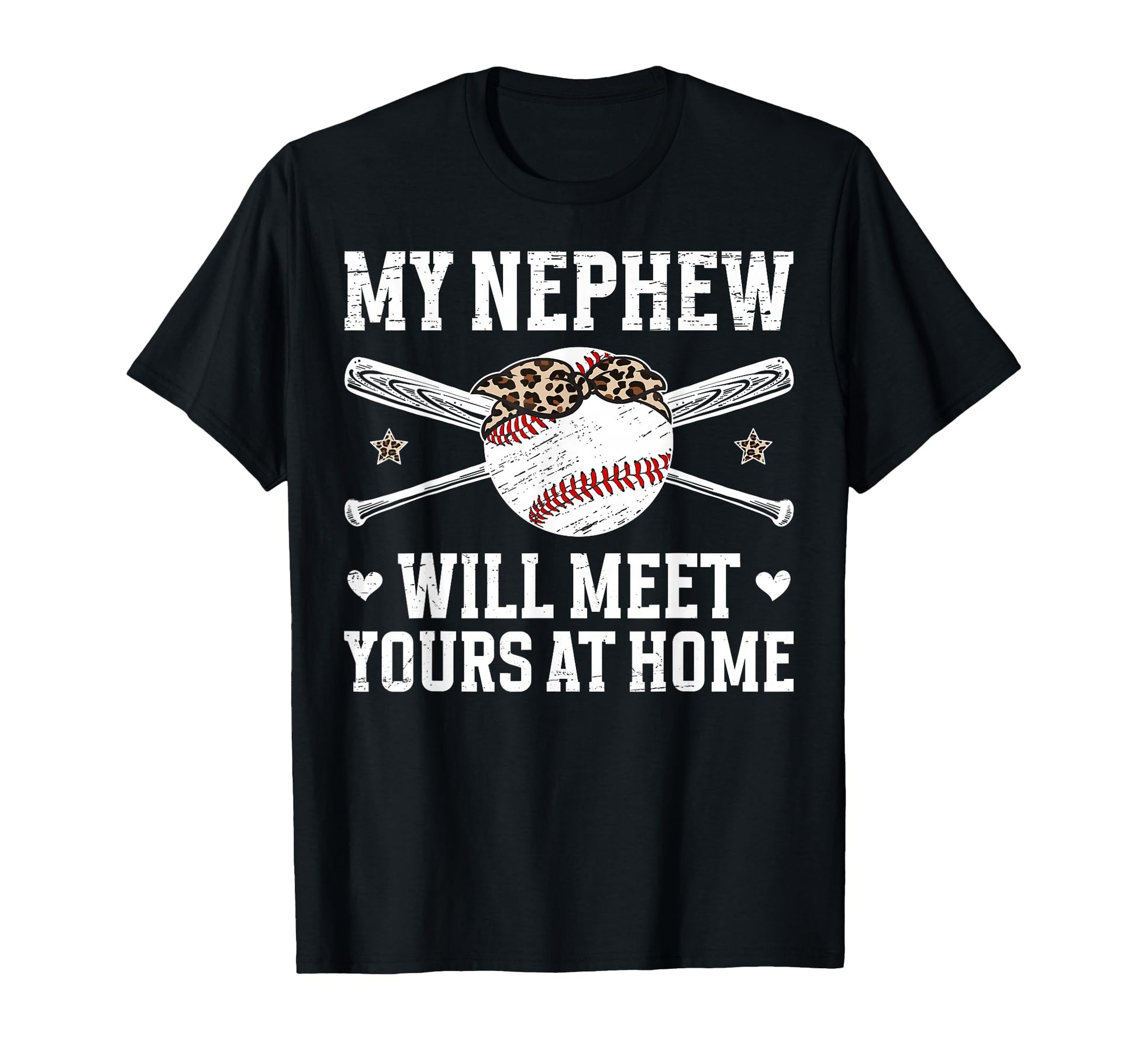 My Nephew Baseball Aunt Baseball Player T-Shirt - Custom Art Print Unisex - T-Shirt, Sweatshirt, Hoodie