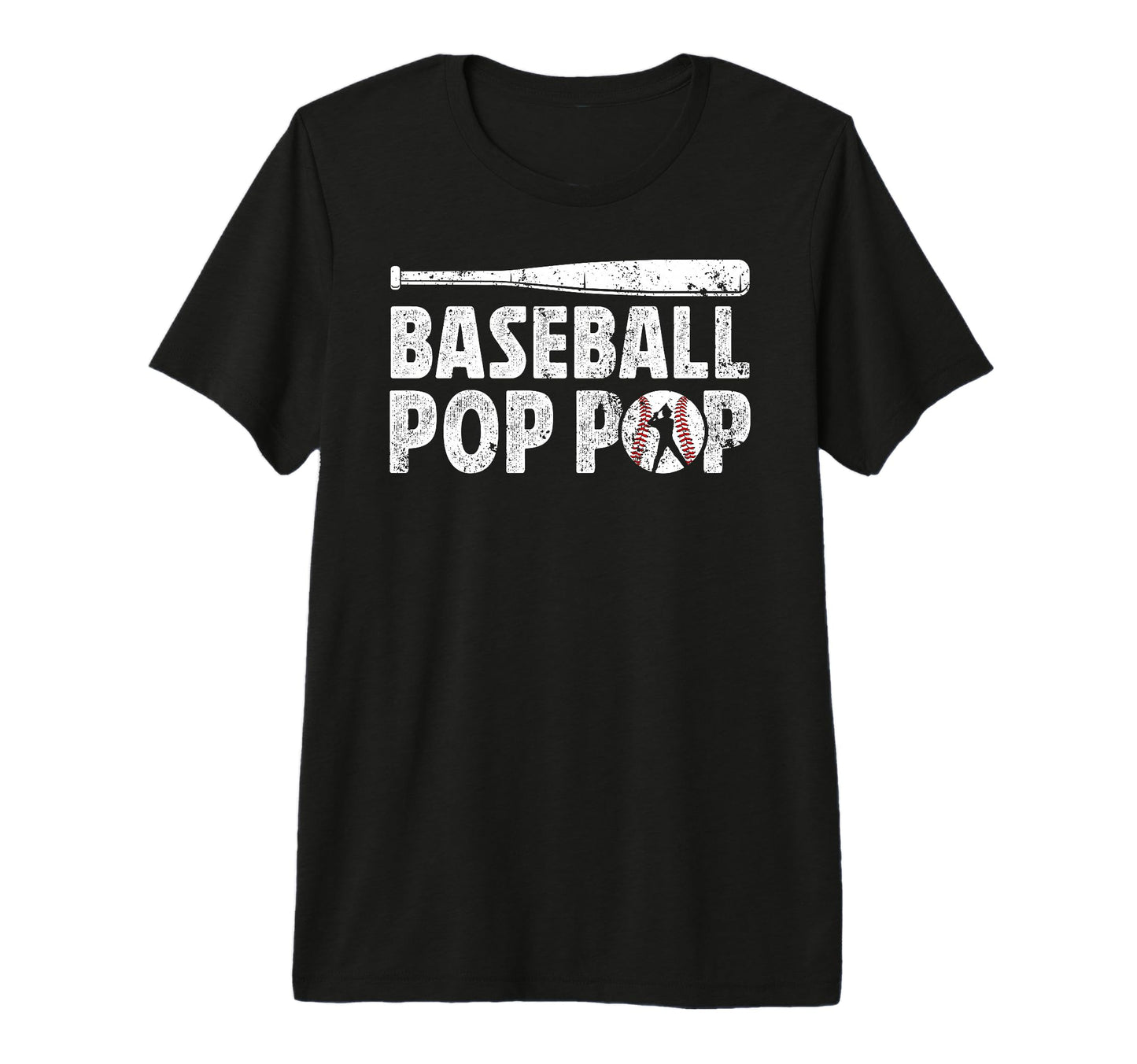 Mens Baseball Pop Pop Best Grandpa Pop T-Shirt - Trendy Graphic for Adults - T-Shirt, Sweatshirt, Hoodie
