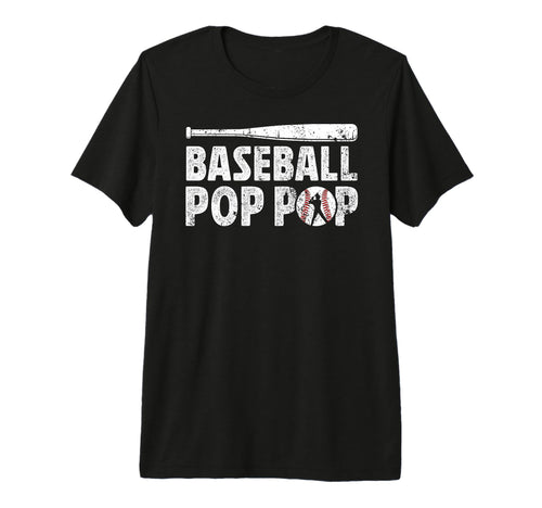 Mens Baseball Pop Pop Best Grandpa Pop T-Shirt - Trendy Graphic for Adults - T-Shirt, Sweatshirt, Hoodie