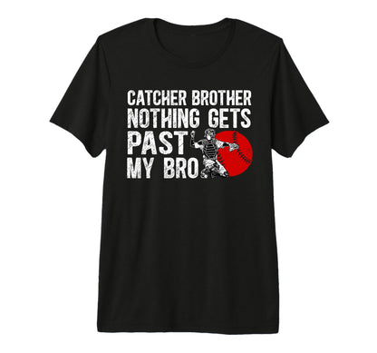 Baseball Catcher Brother Proud Brother T-Shirt - Trendy Graphic Men Women - T-Shirt, Sweatshirt, Hoodie